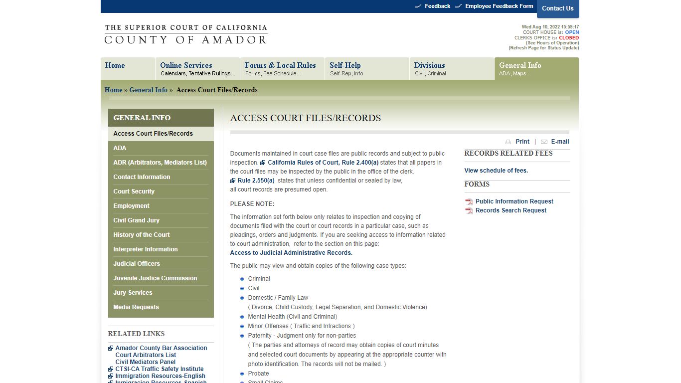 The Superior Court of California