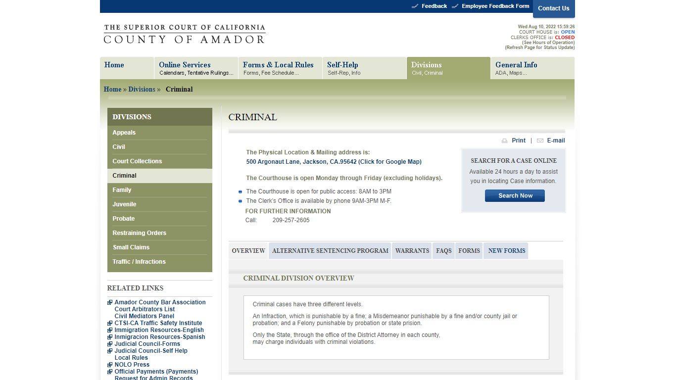 The Superior Court of California