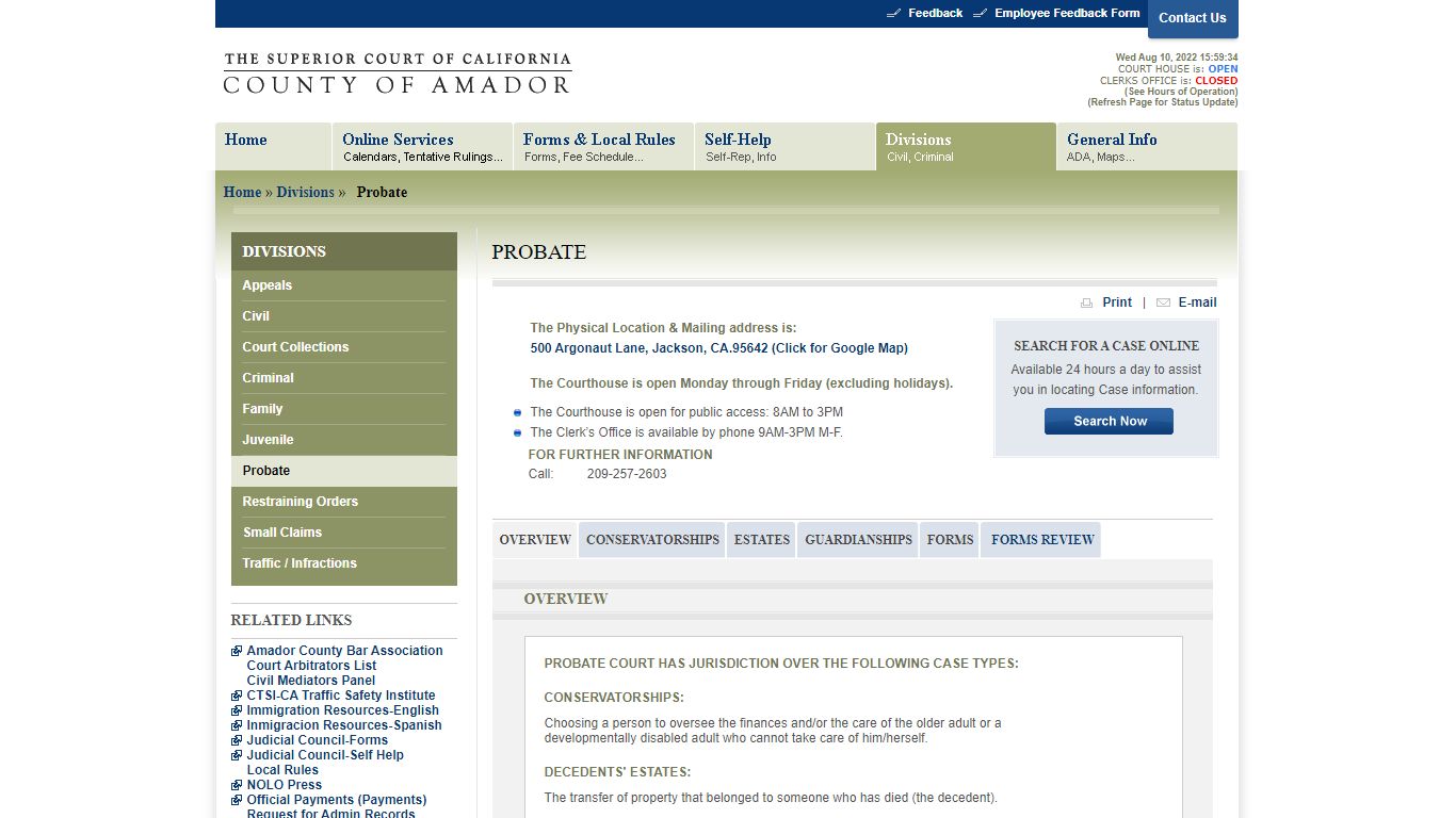 The Superior Court of California
